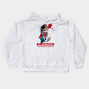 First President of Indonesia Kids Hoodie